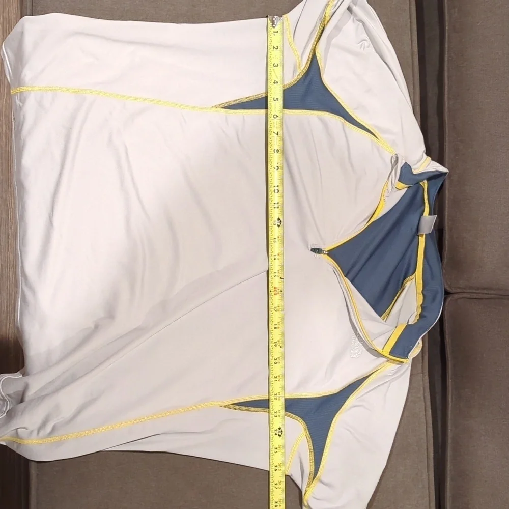 The North Face Blue and Yellow Pullover